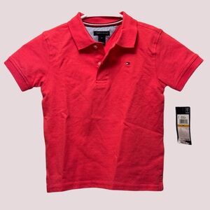 NWT Tommy Hilfiger Boys Polo Shirt –‎ Pink Punch (3T)